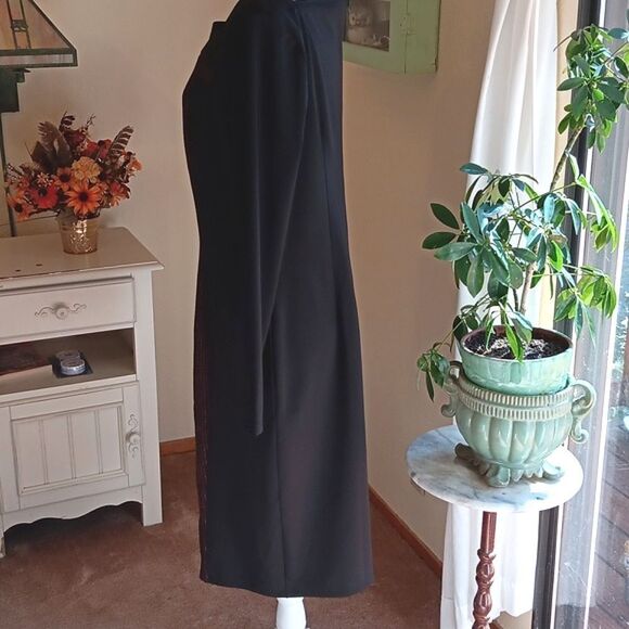 Vfshow Black Sheath Dress Dark Academia, Normcore - Picture 5 of 9